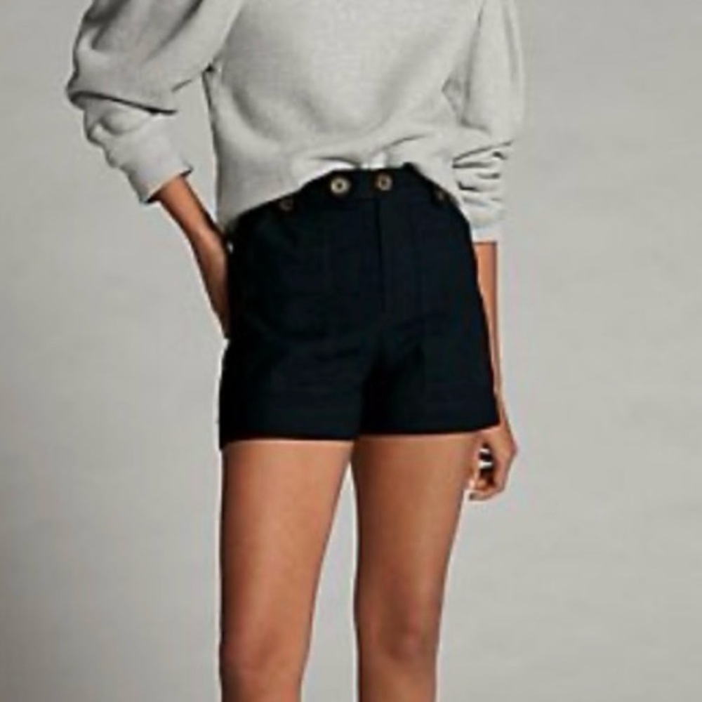 Anthropologie Maeve Elena Shorts - Black